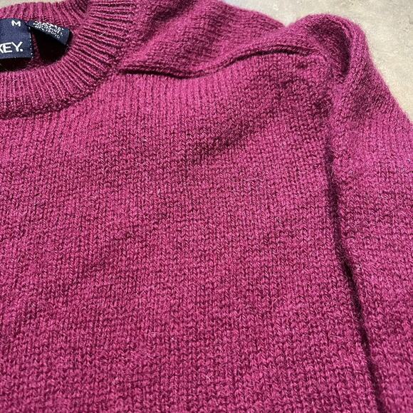 Vintage 80s Jockey Pink Wool Fall Knit Sweater - Picture 2 of 3
